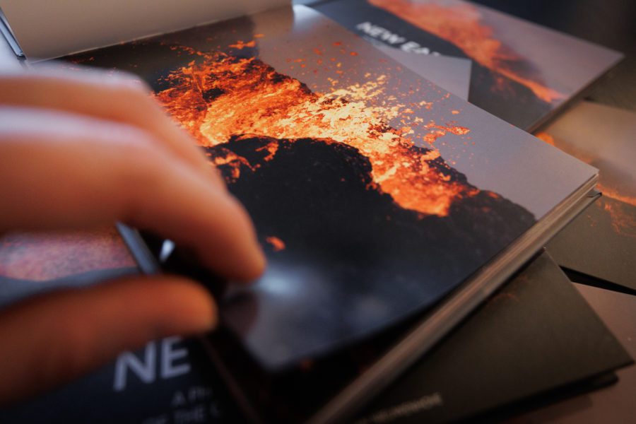 New Earth, a book about the volcanic eruption in Geldingadalir, Iceland.