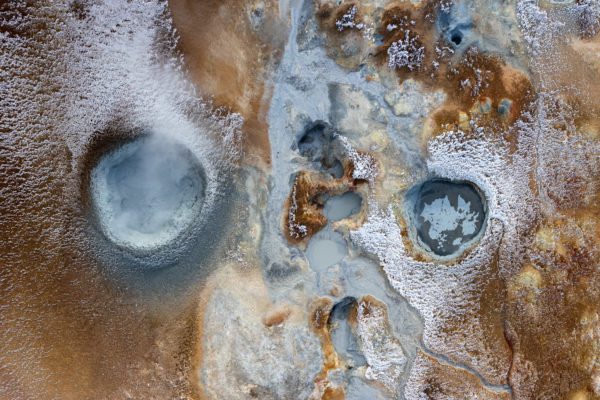 living-earth-blog-jeroenvannieuwenhove-4 Aerial photography, taken with a drone, of a geothermal area in Iceland.