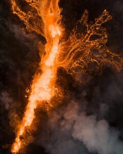The Litli-Hrútur Eruption - A Timeline