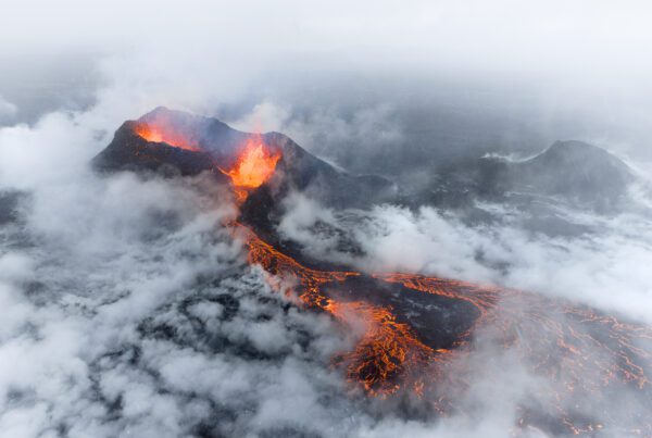 Behind The Shot - Volcanic Eruption In Iceland Engulfed In Steam