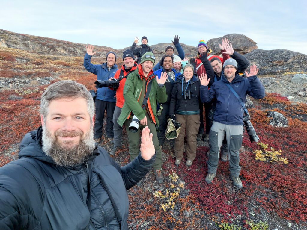 Photo Workshop Group In Scoresbysund in East Greenland